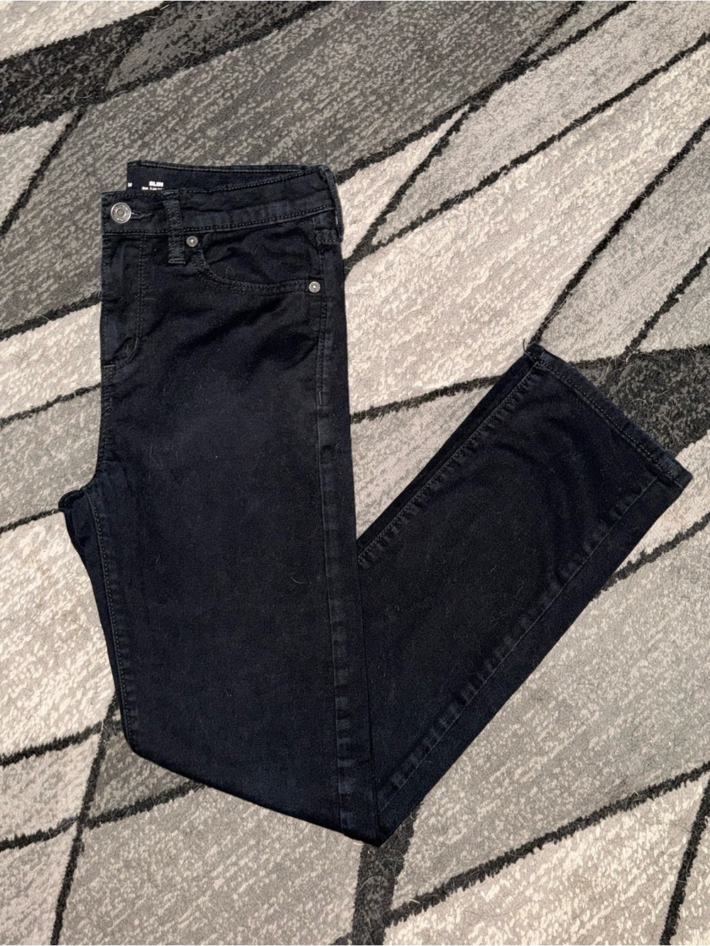 Old Navy Boy's Black Skinny Jeans Size 14 Slim